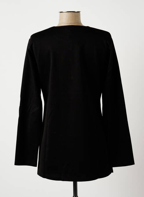 T-shirt noir FRANCE RIVOIRE pour femme