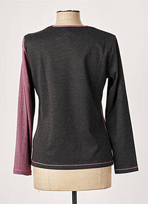 T-shirt manches longues manches longues gris FRANCE RIVOIRE femme