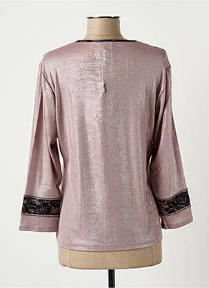 Top stretch manches longues beige GUY DUBOUIS femme