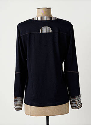 T-shirt manches longues manches longues bleu GUY DUBOUIS femme