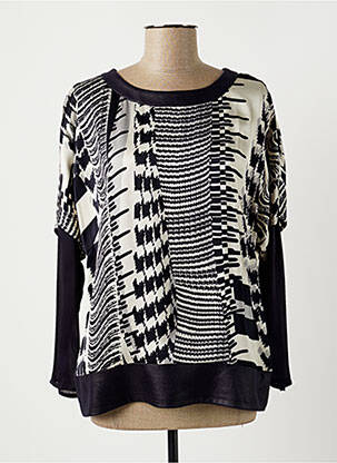 Blouse légère et transparente manches longues bleu MERI & ESCA femme