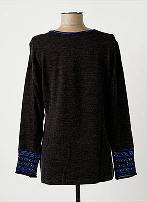 Top imprimé fantaisie manches longues gris GUY DUBOUIS femme