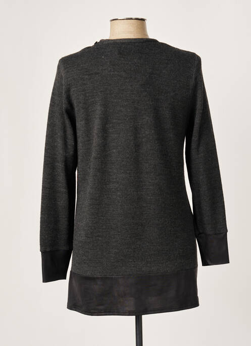 Pull tunique gris GUY DUBOUIS pour femme