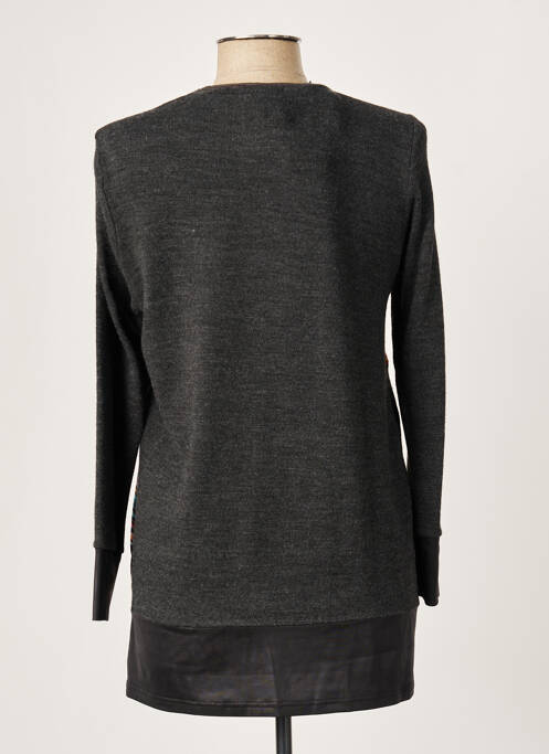 Pull tunique gris GUY DUBOUIS pour femme