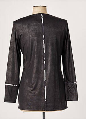 Top imprimé fantaisie manches longues noir MERI & ESCA femme