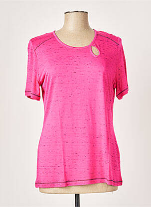 T-shirt rose FRANCE RIVOIRE pour femme
