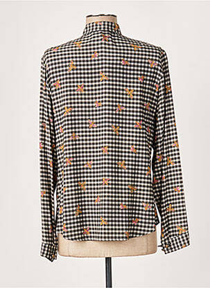 Chemisier coupe cintrée manches longues noir MERI & ESCA femme