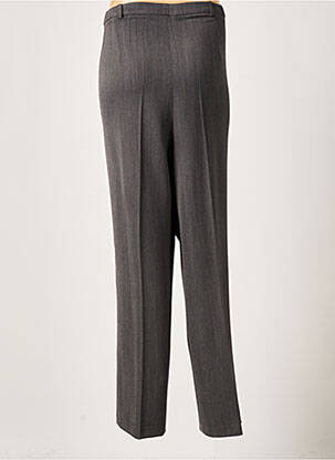 Pantalon droit taille élastique taille normale gris FRANCE RIVOIRE femme