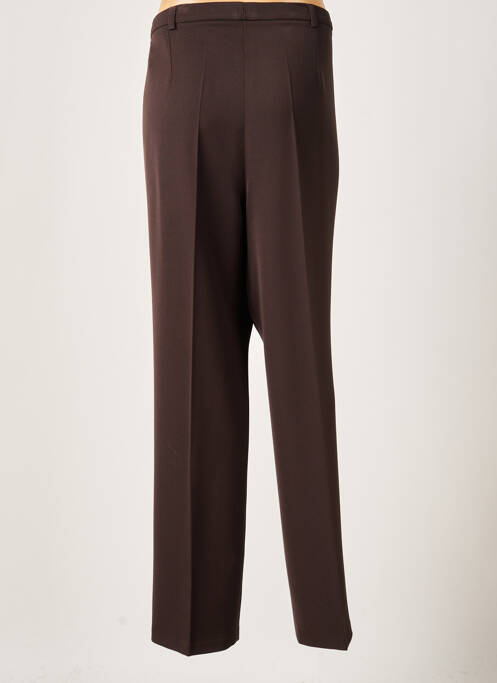 Pantalon droit marron GUY DUBOUIS pour femme