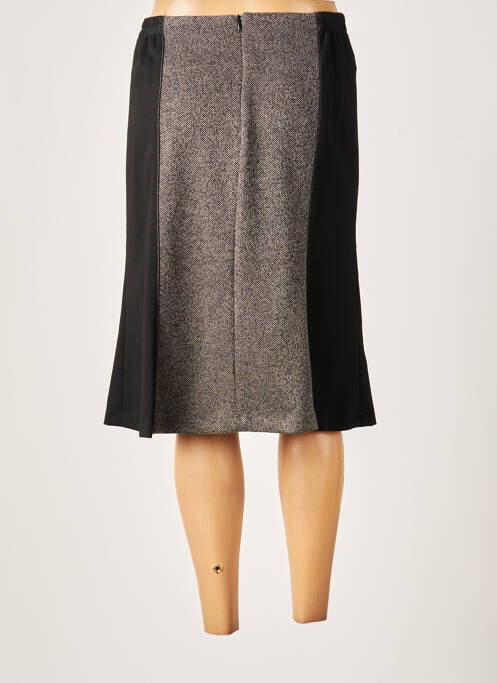 Jupe mi-longue gris FRANCE RIVOIRE pour femme