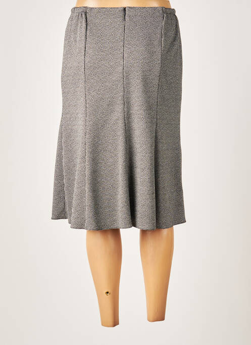 Jupe mi-longue gris FRANCE RIVOIRE pour femme