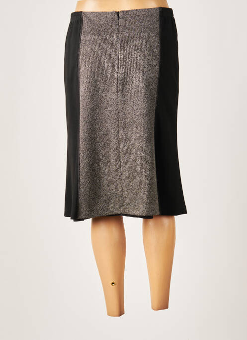 Jupe mi-longue gris IMPULSION pour femme