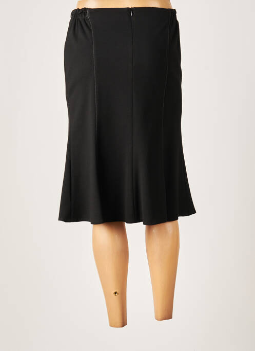 Jupe mi-longue noir GUY DUBOUIS pour femme