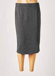 Jupe mi-longue taille normale gris FRANCE RIVOIRE femme