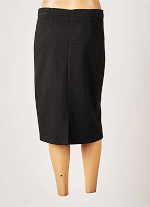 Jupe mi-longue taille normale noir GUY DUBOUIS femme
