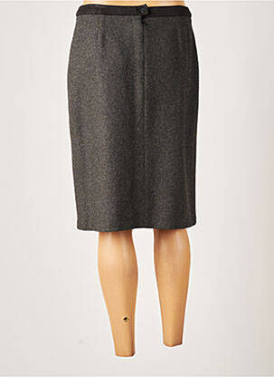 Jupe mi-longue taille normale gris GUY DUBOUIS femme