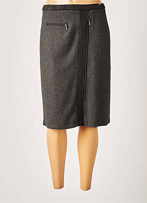 Jupe mi-longue taille normale gris IMPULSION femme