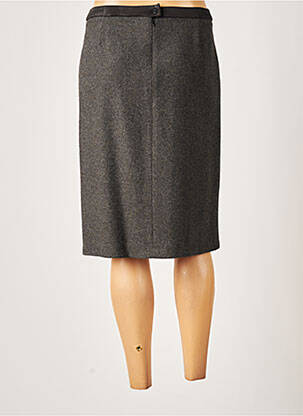 Jupe mi-longue taille normale gris IMPULSION femme