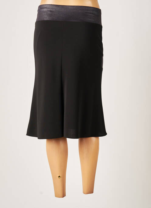 Jupe mi-longue taille normale noir GUY DUBOUIS femme