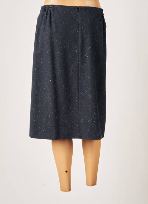 Jupe mi-longue bleu FRANCE RIVOIRE pour femme