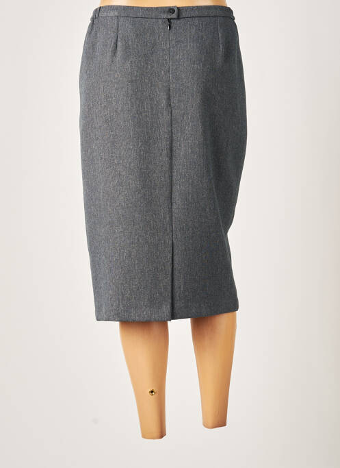 Jupe mi-longue gris GUY DUBOUIS pour femme