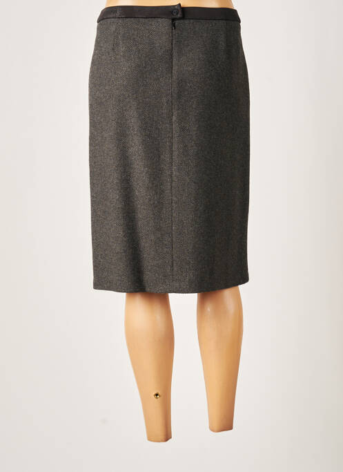 Jupe mi-longue gris IMPULSION pour femme