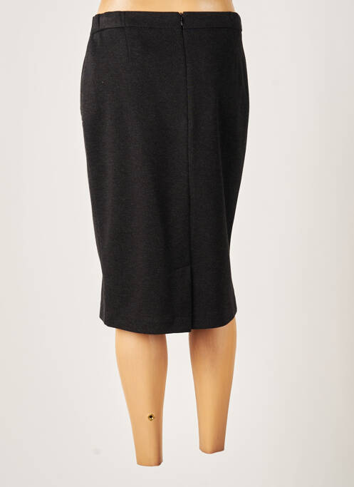 Jupe mi-longue noir FRANCE RIVOIRE pour femme