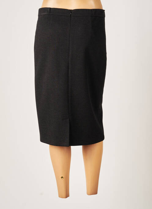 Jupe mi-longue noir GUY DUBOUIS pour femme