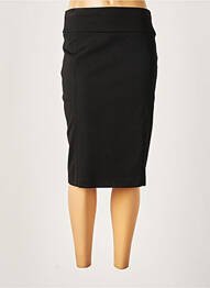 Jupe mi-longue coupe droite noir FRANCE RIVOIRE femme