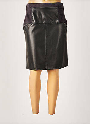 Jupe mi-longue coupe droite noir MERI & ESCA femme