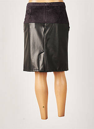 Jupe mi-longue coupe droite noir MERI & ESCA femme