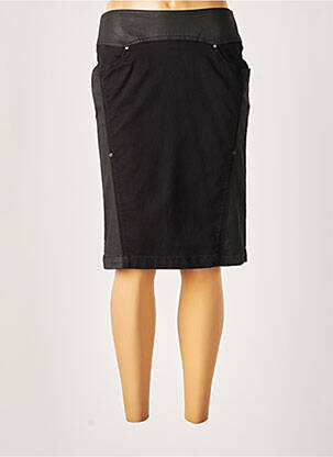 Jupe mi-longue coupe droite noir MERI & ESCA femme