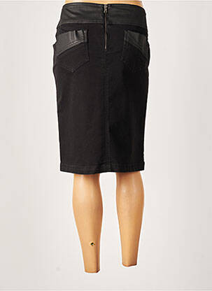 Jupe mi-longue coupe droite noir MERI & ESCA femme