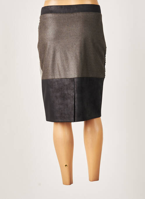 Jupe mi-longue gris MERI & ESCA pour femme