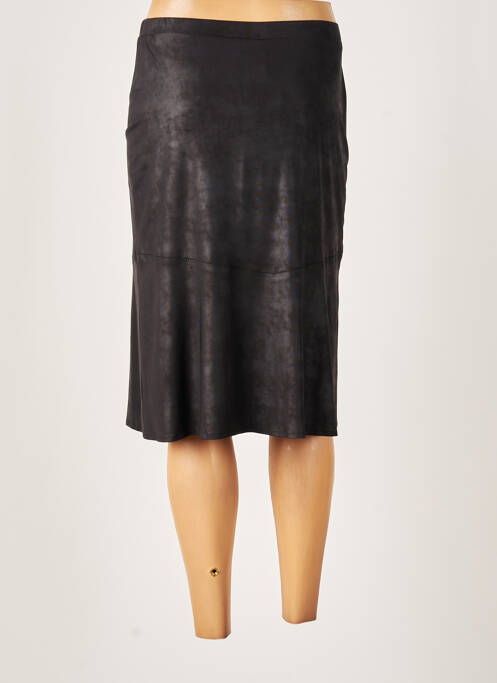 Jupe mi-longue noir FRANCE RIVOIRE pour femme