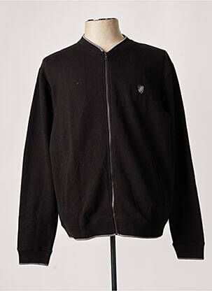 Veste casual noir BLACK WELLIS pour homme