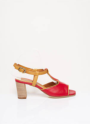 Sandales/Nu pieds rouge DOMANI pour femme