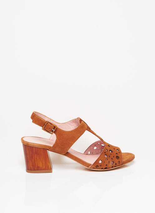 Sandales/Nu pieds marron PEPE CASTELL pour femme