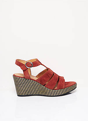 Sandales/Nu pieds orange ADIGE pour femme