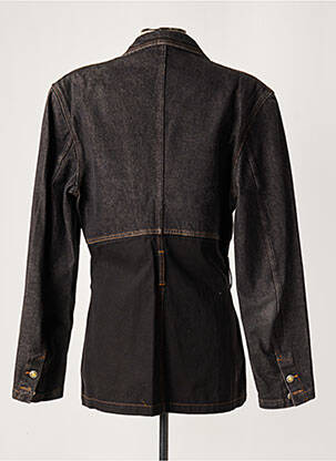 Veste en jean manches longues noir LAUREN VIDAL femme