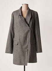 Manteau long gris LAUREN VIDAL pour femme seconde vue