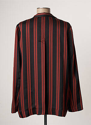 Veste casual col tailleur marron LAUREN VIDAL femme