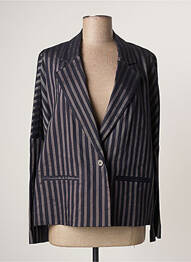 Blazer poches bleu LAUREN VIDAL femme