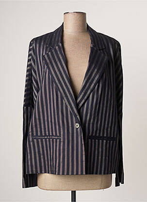 Blazer poches bleu LAUREN VIDAL femme