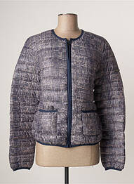 Doudoune poches sans capuche bleu LAUREN VIDAL femme