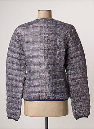 Doudoune poches sans capuche bleu LAUREN VIDAL femme