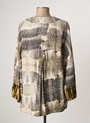 Veste casual fermeture boutonnée sur le devant vert LAUREN VIDAL femme