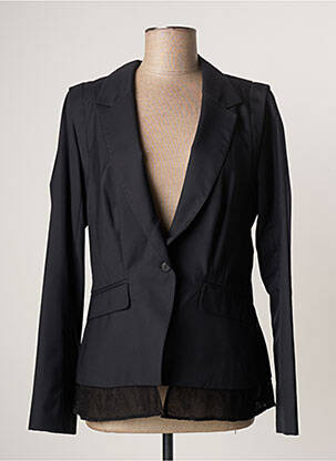 Blazer fausses poches bleu LAUREN VIDAL femme