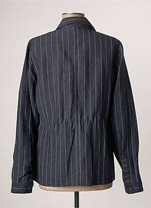 Veste casual poches bleu LAUREN VIDAL femme