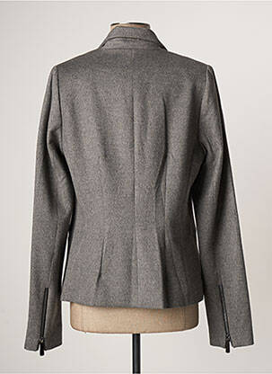 Veste casual epaulette gris LAUREN VIDAL femme